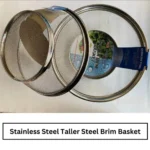Stainless Steel Tall Rim Basket (28 CM) - Image 3