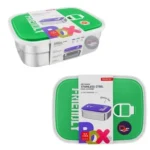 Stylish Stainless Steel Lunch Box 350ml - Image 4