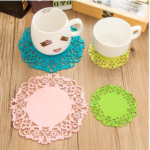 2-Piece Floral Silicone Trivet & Placemat Set